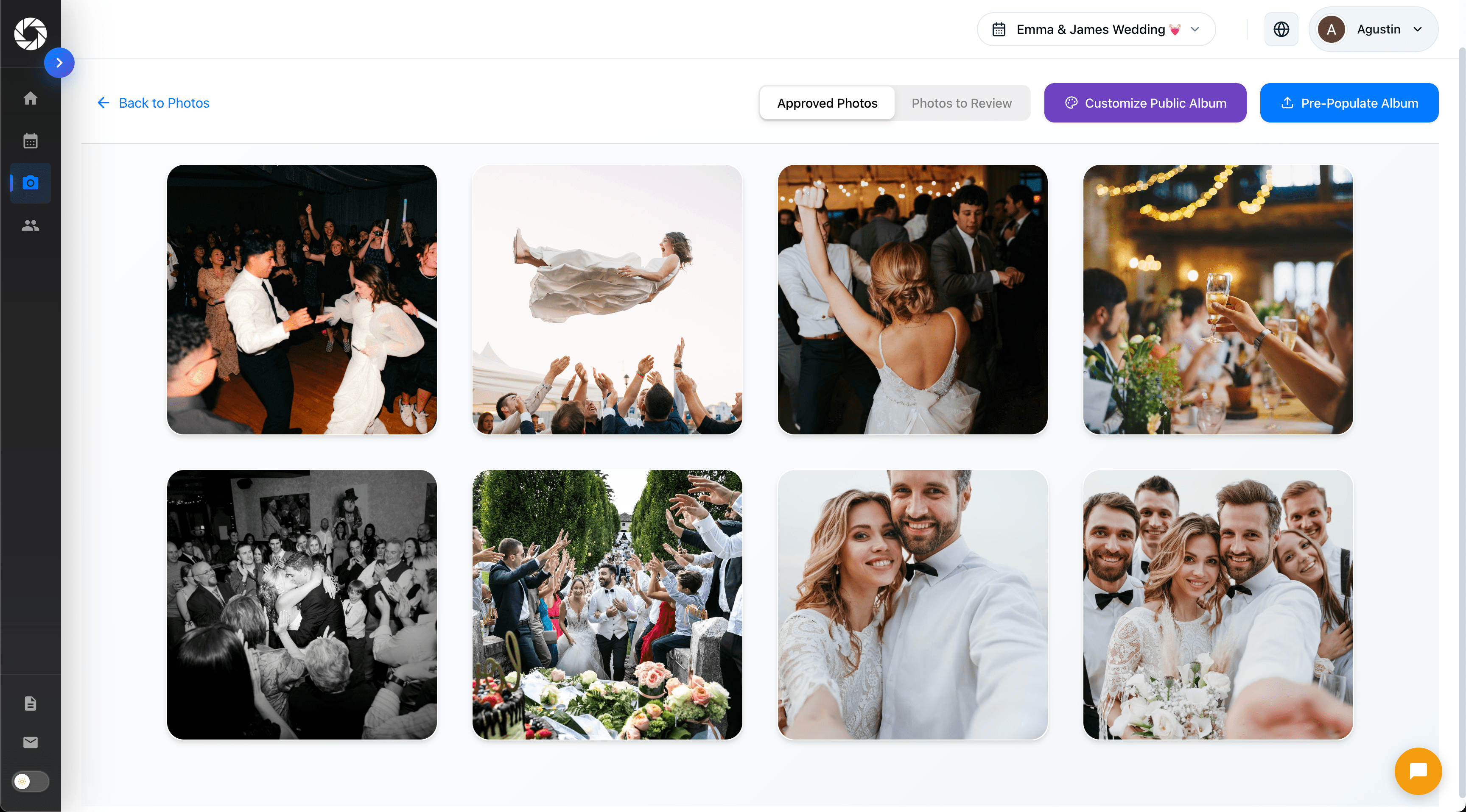 Photo Management Dashboard