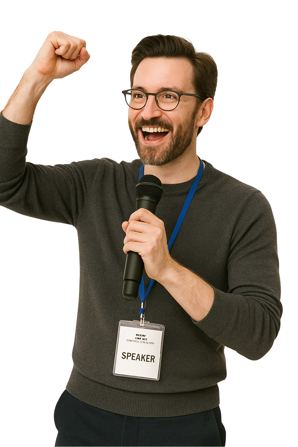 Conference with interactive photo display showing attendees' photos and session documentation