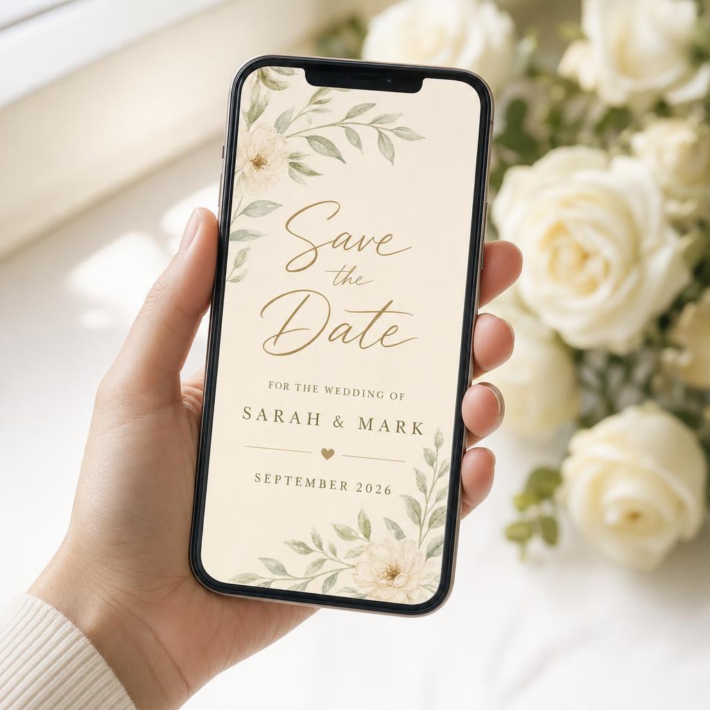 Beautiful digital invitation preview