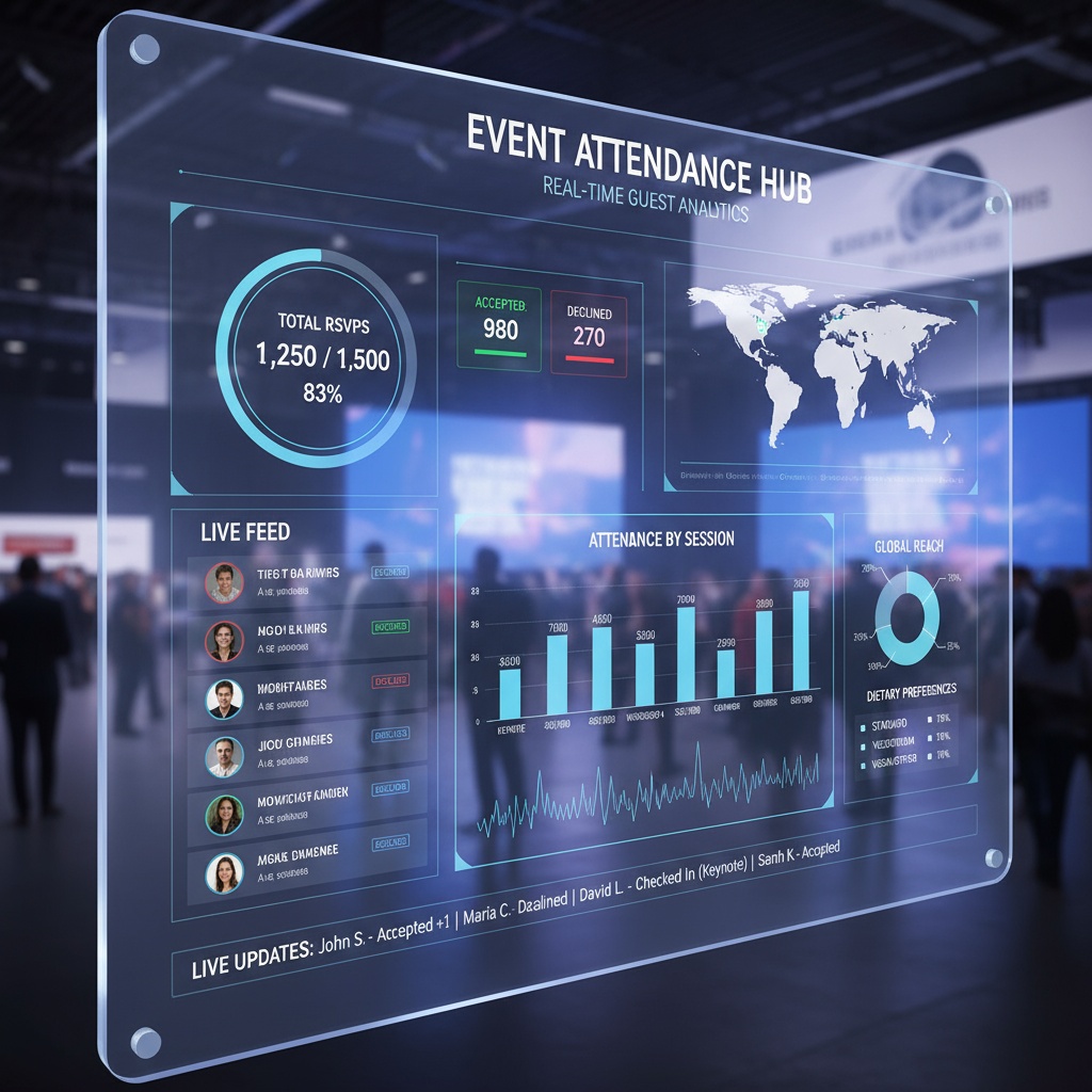Tracking RSVP responses in dashboard