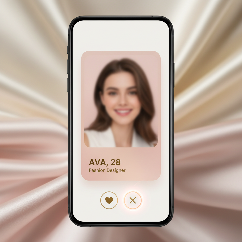 Guest swiping interface on Match & Connect
