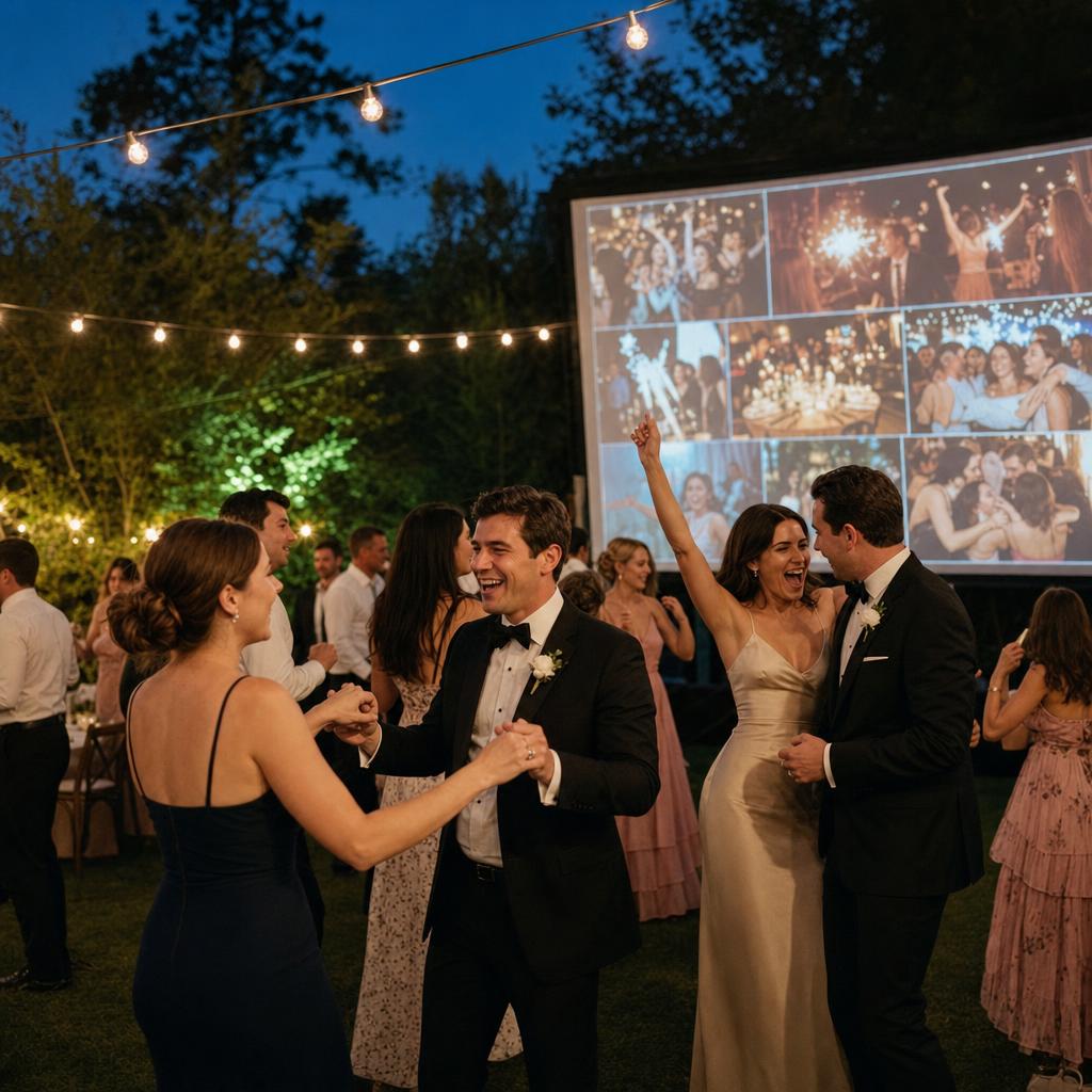 Birthday party live photo feed