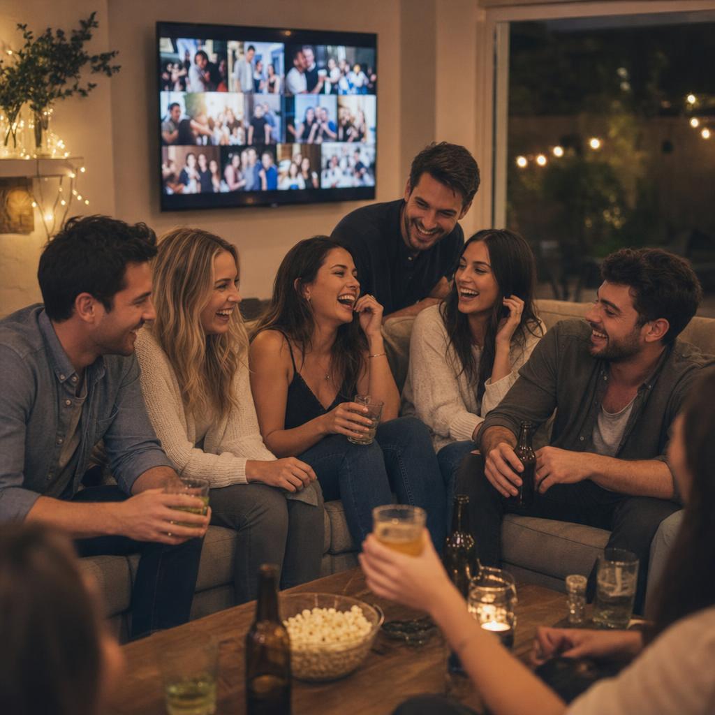 Creating party photo wall event