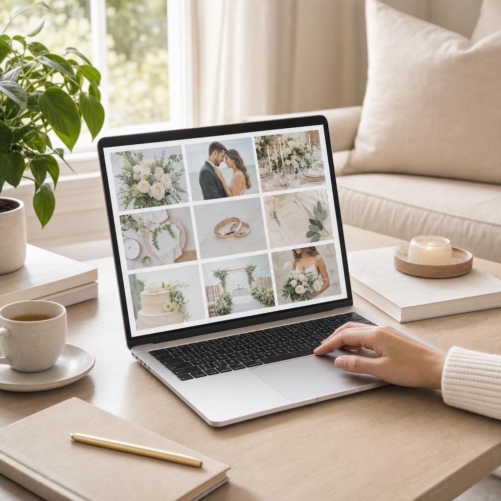 Viewing shared album interface